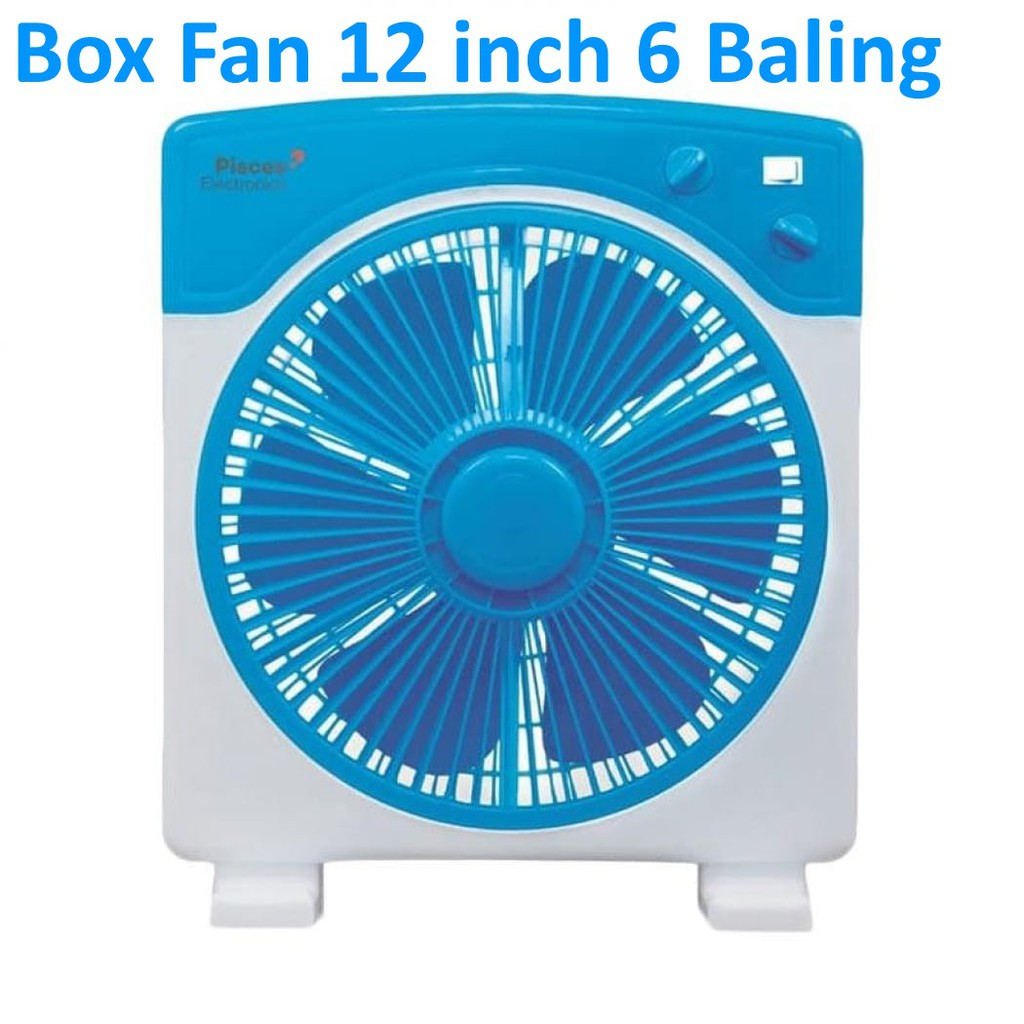 Pisces Box Fan Kipas Angin 12 Inch 6 Baling