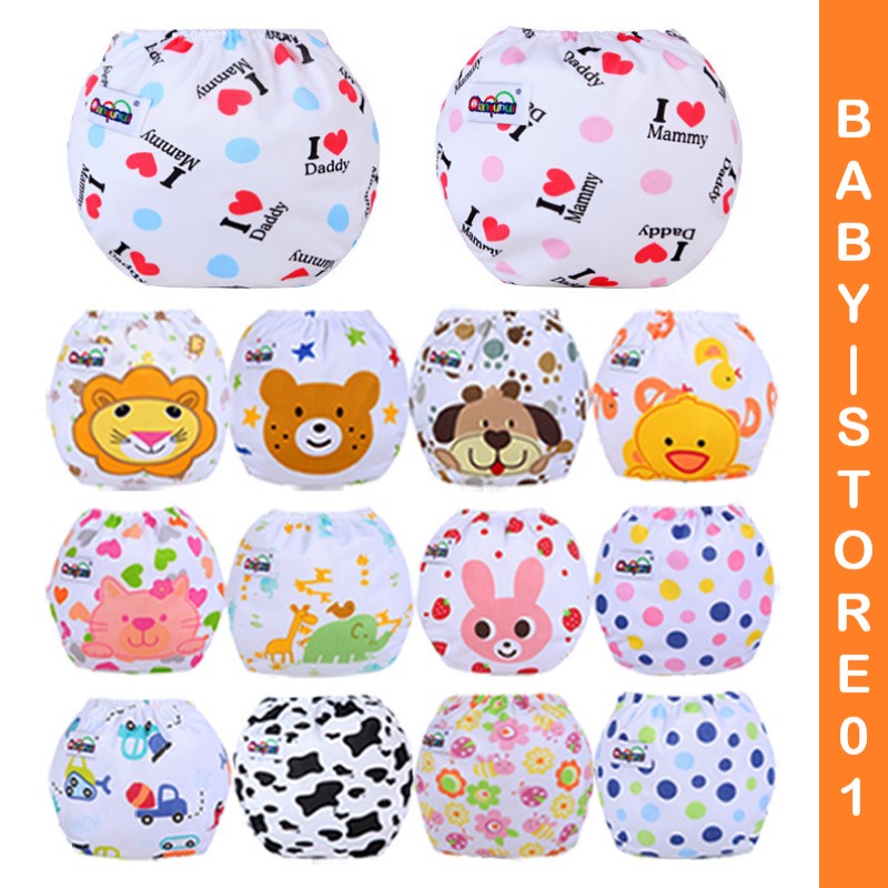 BABY STORE01 - PK102 POPOK KAIN MOTIF BERKANCING / POPOK BAYI / BISA DICUCI &amp; PAKAI LAGI