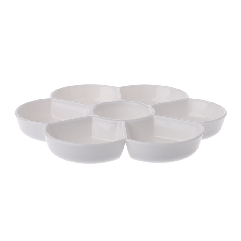 Sun Flower Palet Cat Air / Minyak Bentuk Bunga Matahari 7 Well Bahan Plastik Untuk Kerajinan Tangan DIY