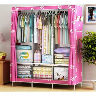 Lemari Pakaian Portable Rak Serbaguna Organizer Tempat Lemari Pakaian Portable Rak Serbaguna Organizer Tempat