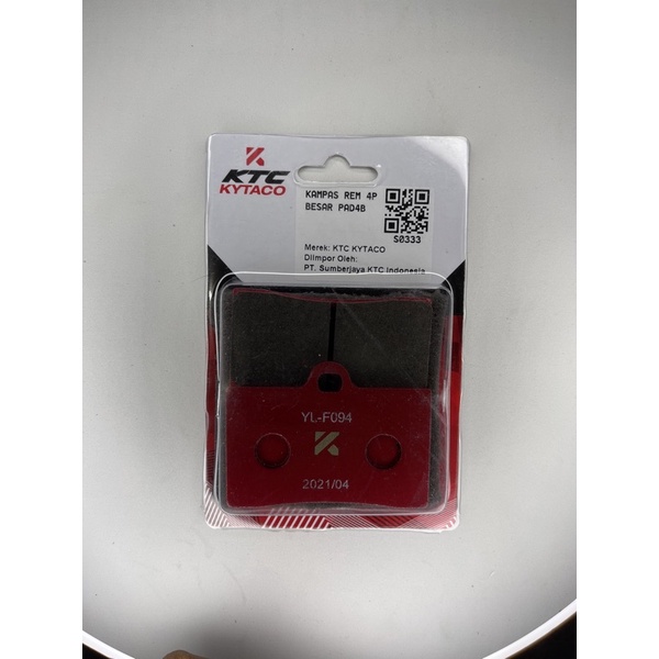 DISPAD Kampas Rem KTC 4p Brembo Besar CRM Big not rcb hel nissin nmax