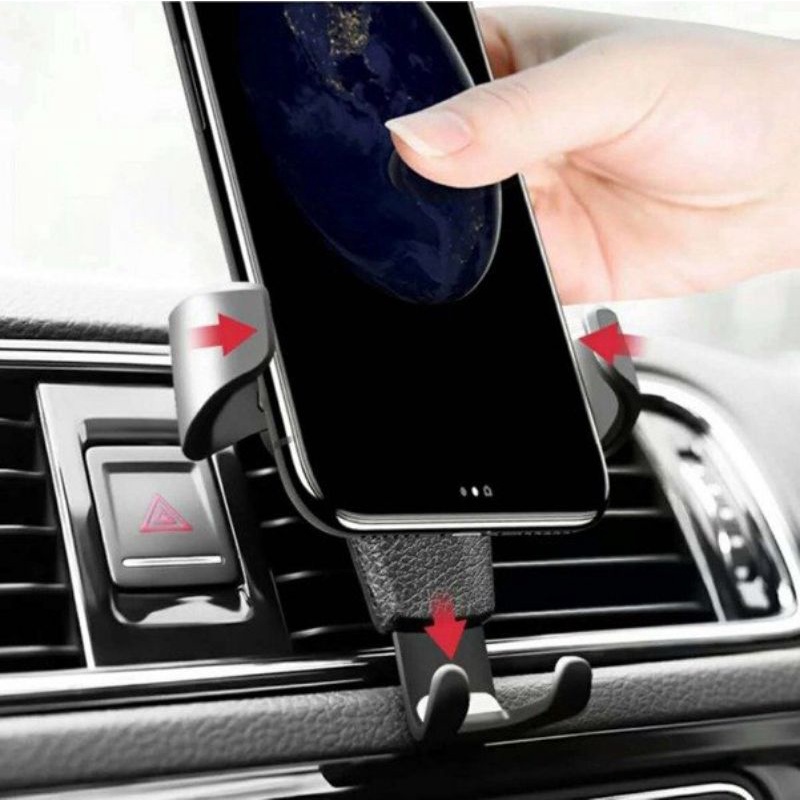 Car Holder Phone Holder Car Air Vent Holder Hp Mobil Ac Gravity Ventilasi Lazipod Holder Handphone