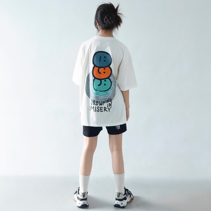 FAITH FADE DYSTOPIA - I’m Okay Oversized Tee (Broken White)