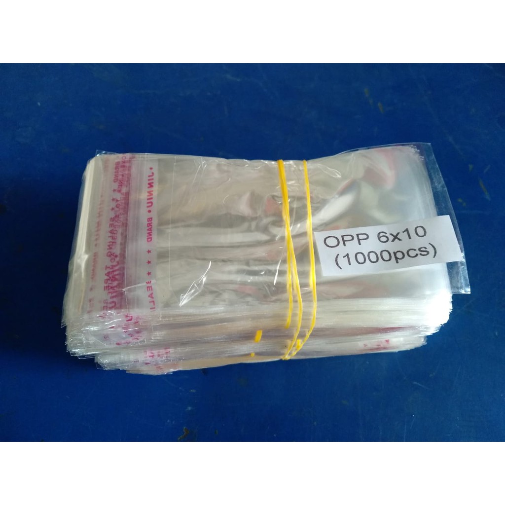 Plastik OPP Seal / Plastik Packing Uk. 6x10