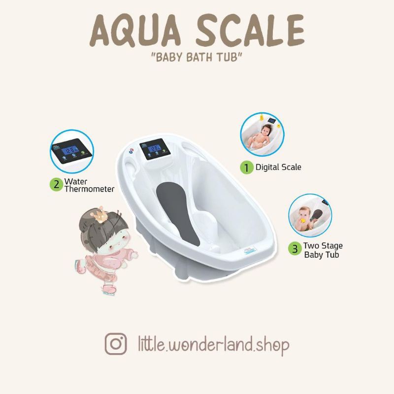 Aqua Scale 3In1 Bath New - Bak Mandi Bayi