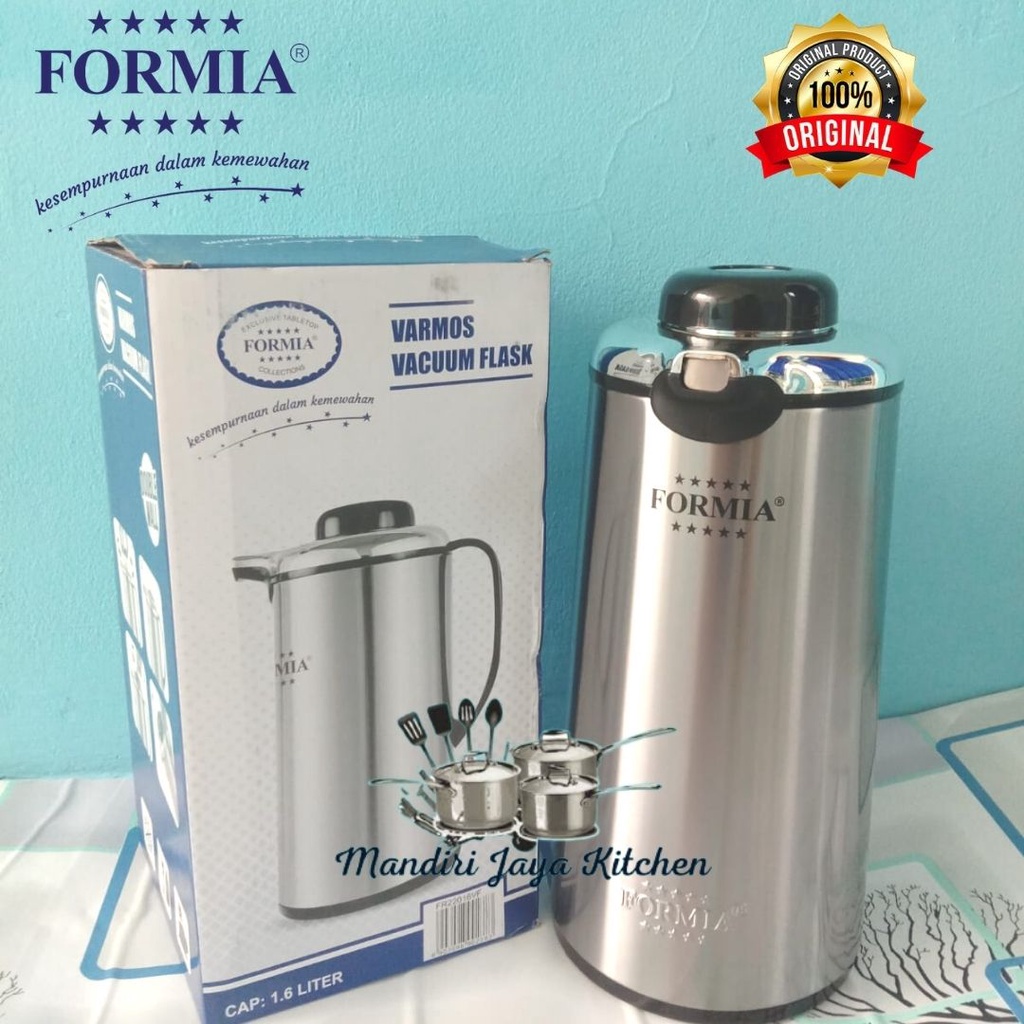 Formia Varmos Termos Air Vacuum Flask - Vf 1.0 Liter - Vf 1.6 L