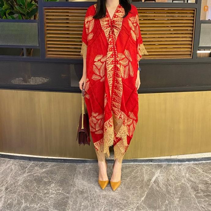 KAFTAN LACE VISCOSE/ Serian Petir- DRESS BATIK