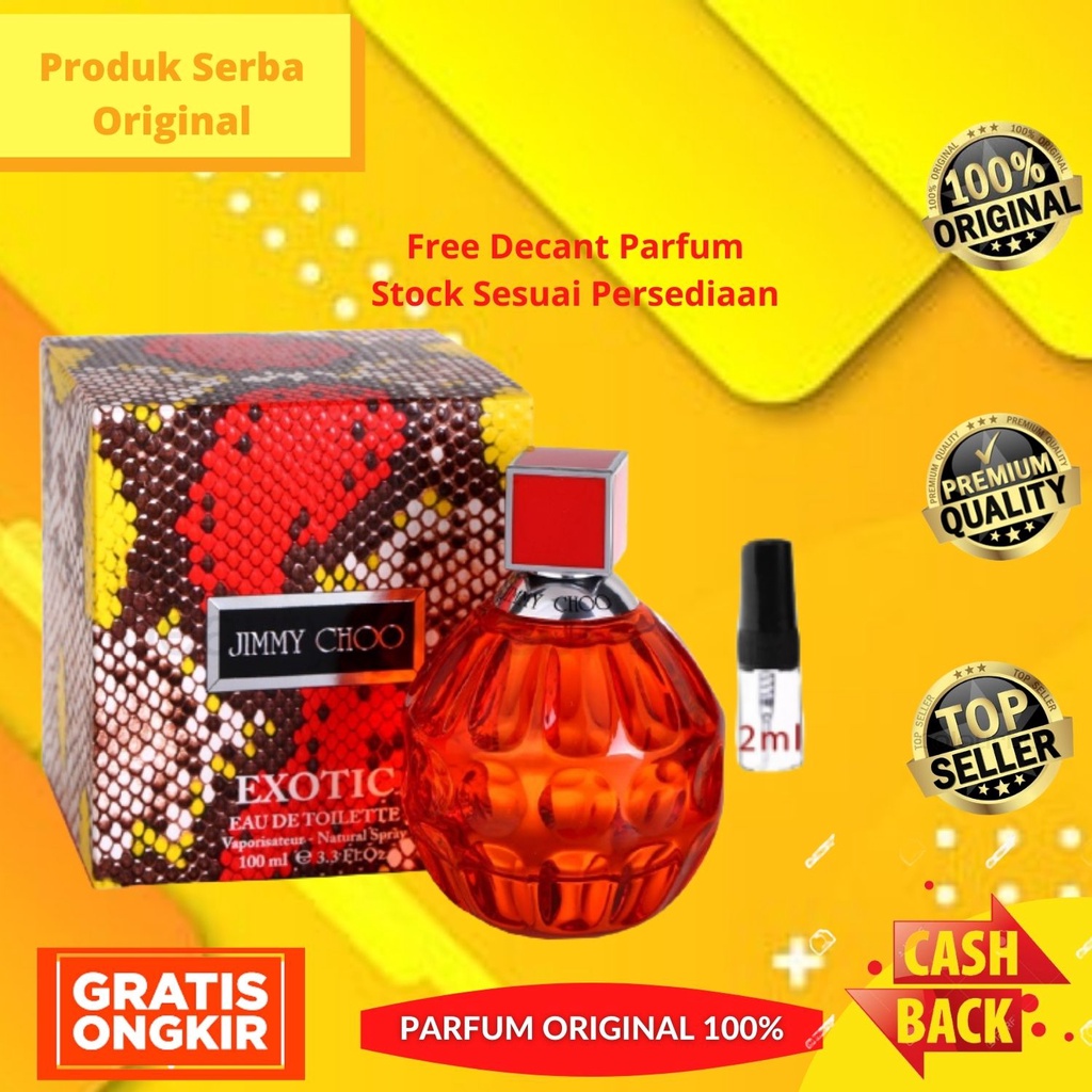 Parfum Parfume Perfume Perawatan Asli Original Wanita Perempuan Cewek Jimmy Choo Exotic 2014 for Wom