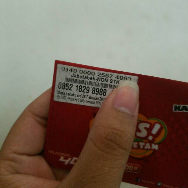 Nomor cantik telkomsel as