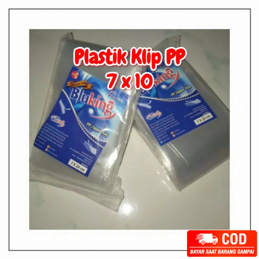 Plastik Klip PP 7x10 Tebal 50 micron isi 100 lembar