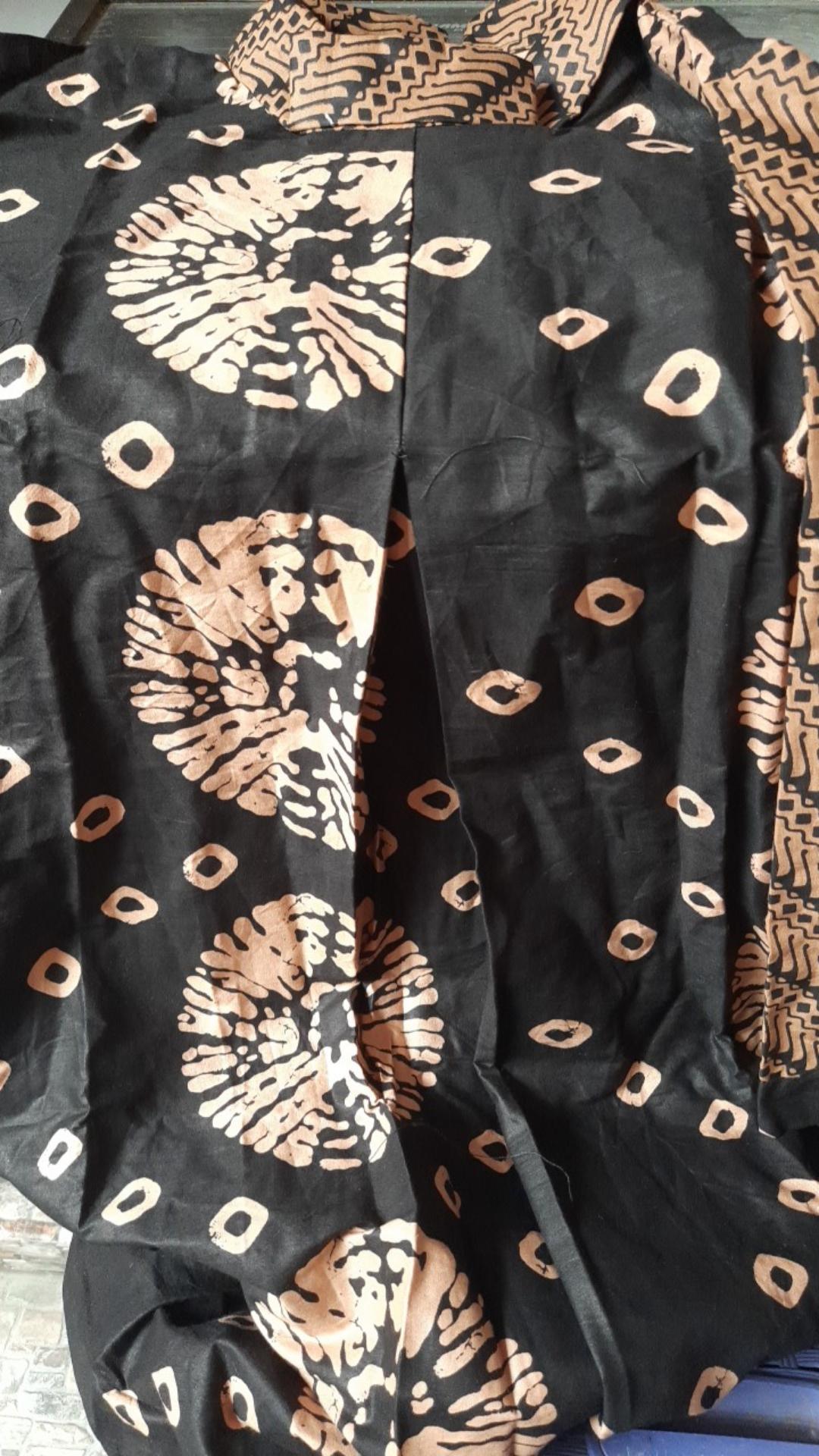 Atasan Dress Batik Wanita Sogan Seno Dsc04940