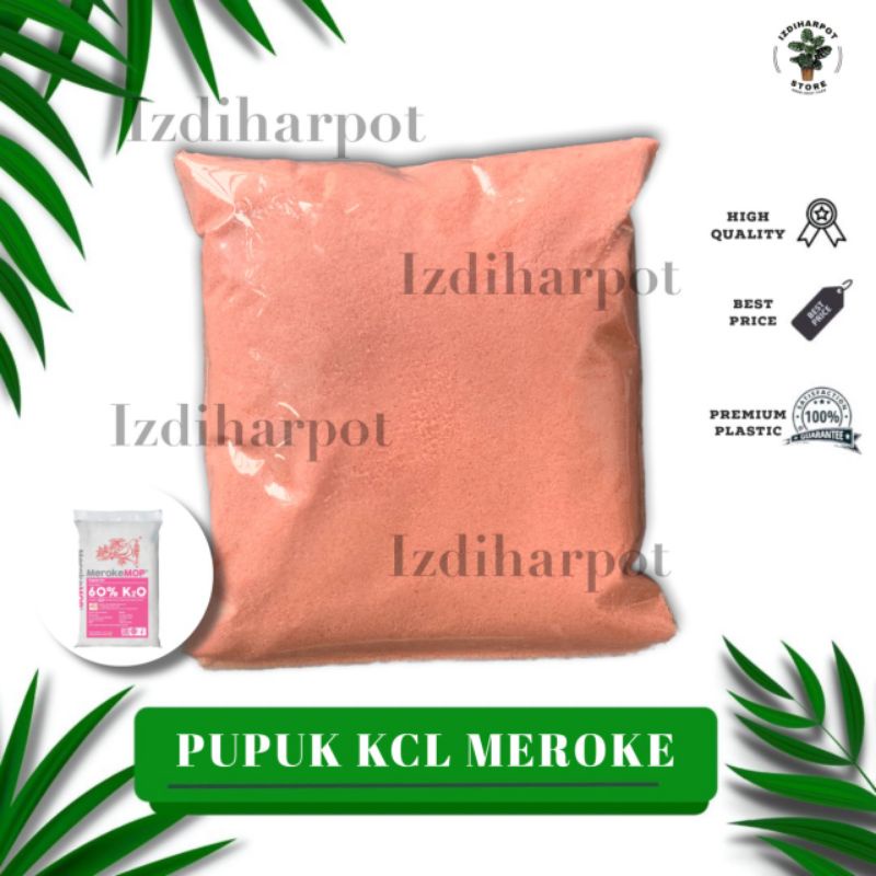 PUPUK KCL MEROKE MOP KEMASAN REPACK 1 KG - KCL MEROKE MOP REPACK