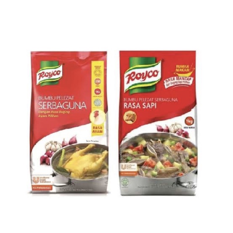 

Royco Ayam 1 KG dan Sapi 1 KG