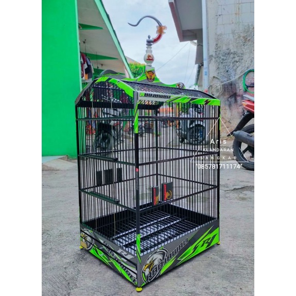 sangkar kotak Radjawali decal no1&2