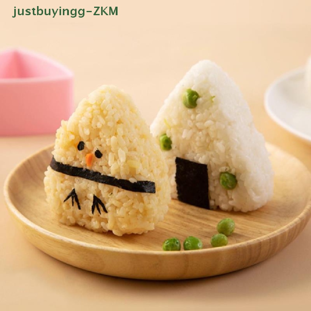 Kit Cetakan Pembuat Sushi Onigiri Nasi Makanan Bentuk Segitiga Model Tekan