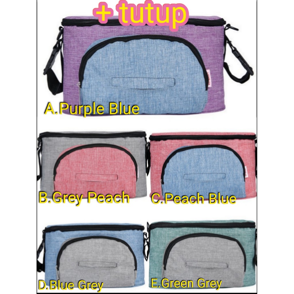 Baby Strollers Storage Bag Bottle Diapers Organizer Accessories