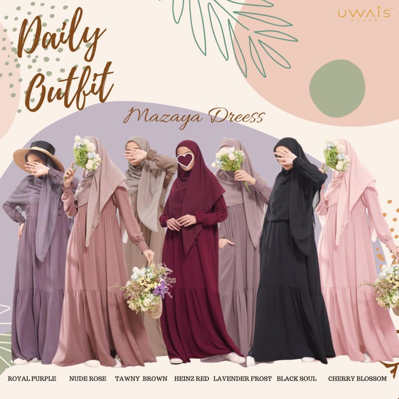 MAZAYA DRESS BY UWAIS HIJAB (DRESS ONLY)