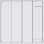 MASKO AUSTIN Saklar 4 GANG A-614 LUXURY