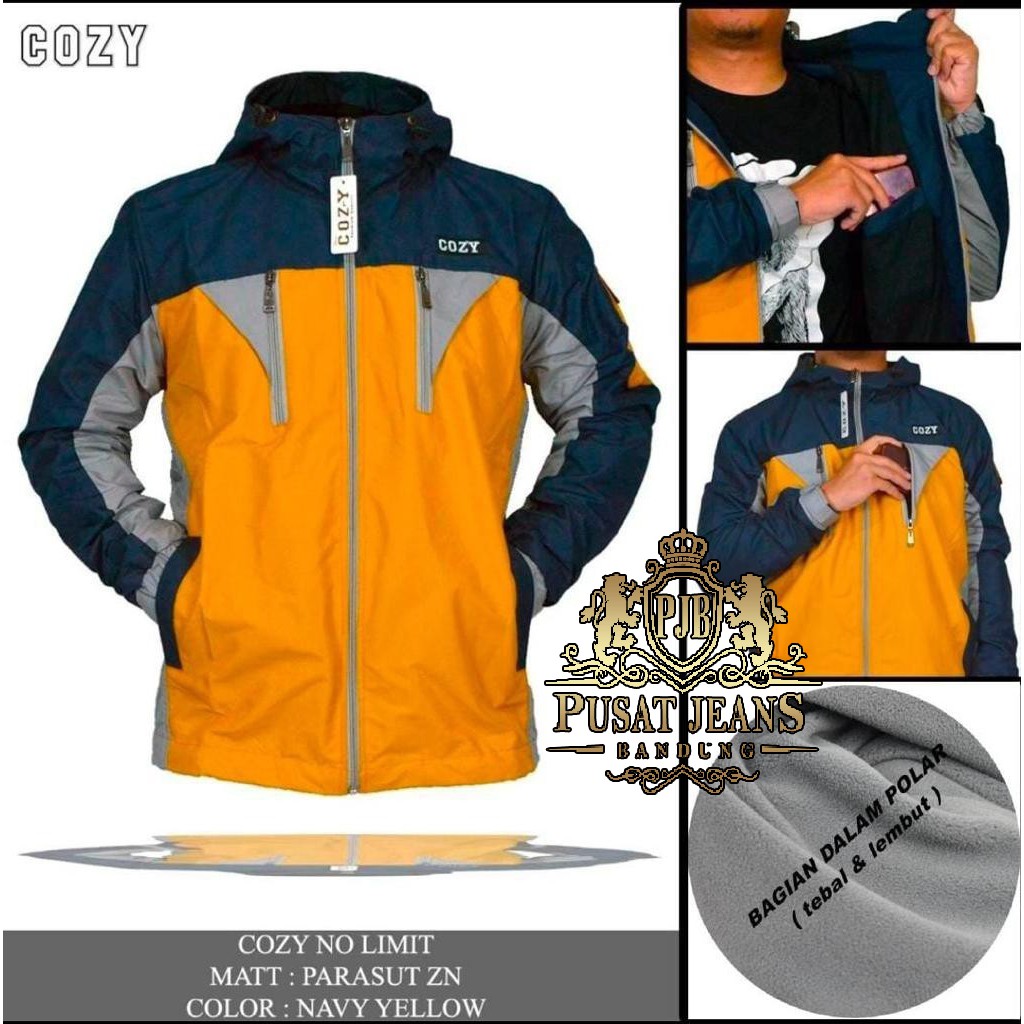 RCL - Jaket Cozy Jaket Gunung Outdoor Cozy Amazing Bahan Tebal Puring Polar