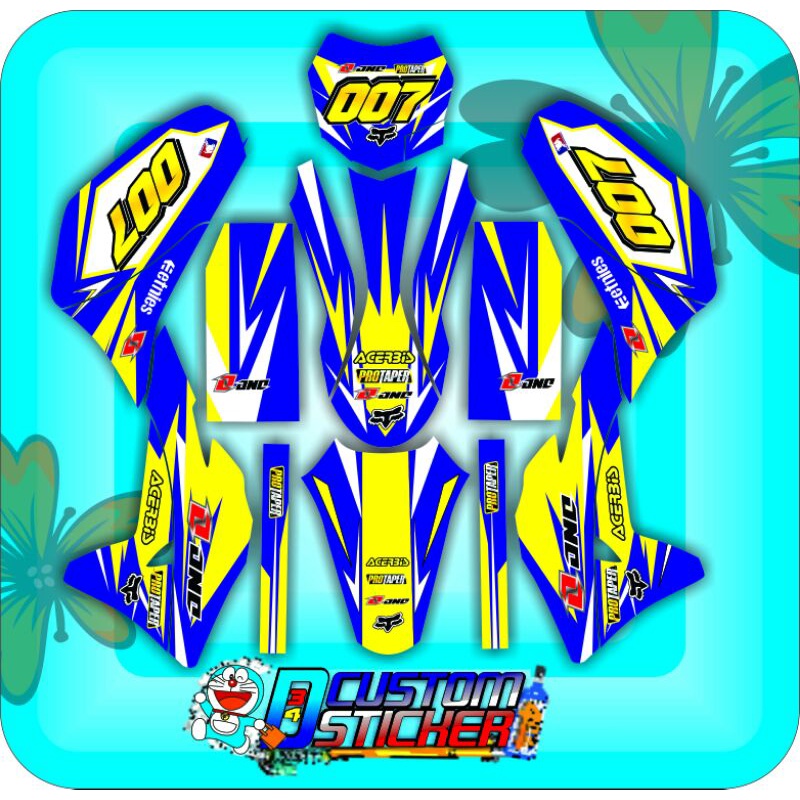 DECAL KLX GORDON DECAL KLX FULL BODI DECAL KLX BF DECAL KLX DTRACKER