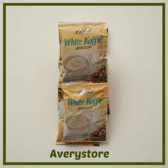 

vd201r Kopi Luwak White Coffee 1 Renceng Isi 10 Sachet Exp Date Panjang. Ds20X11