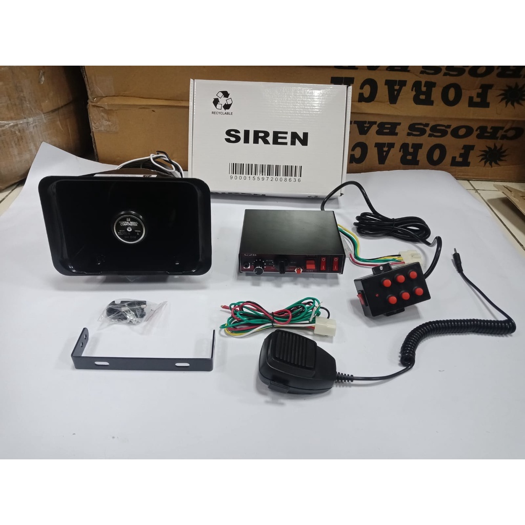 toa speaker sirine cjb 200watt jumper sirine toa polisi jumper 200watt universal mobil