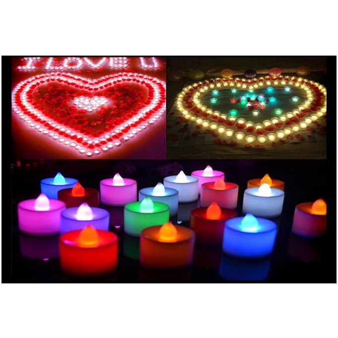 Lampu Lilin LED Mini Elektrik / LED Candle Light / Lampu Hias Mini Serbaguna untuk Tidur Valentine Natal L4,149-150 -KSY100