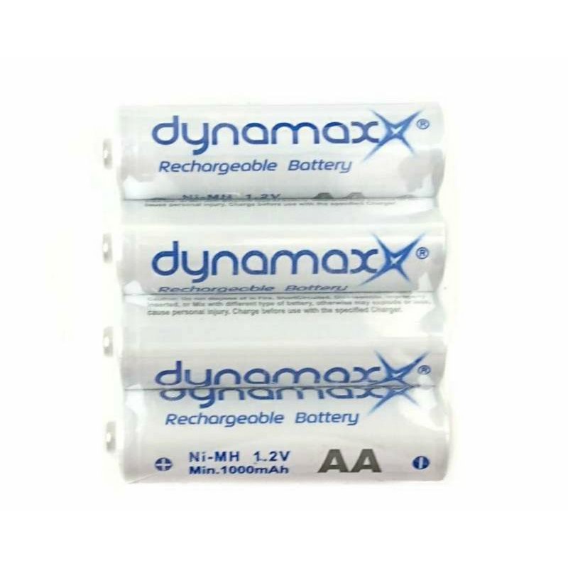 Baterai Cas AA Dynamax 1.2v Rechargeable Ni-Cd Battery Batere Recharge