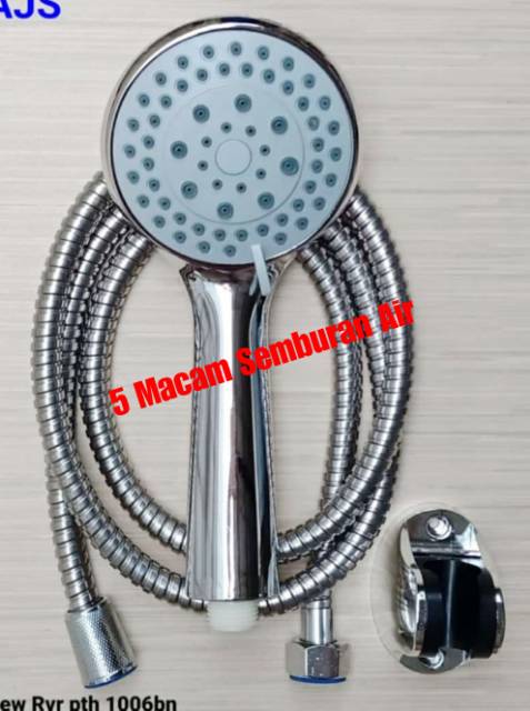 Pket hmt murah shower 5 varian semburan air bonus kran cbng stanlis shower kran cbng minmlis