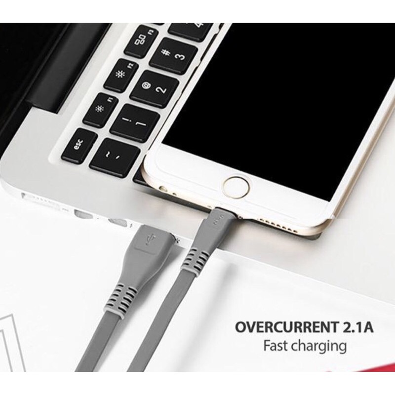 VIVAN Kabel Data CSL100S Fast Charging Data Cable Lightning USB for Iphone Original (PER 1 TOPLES)