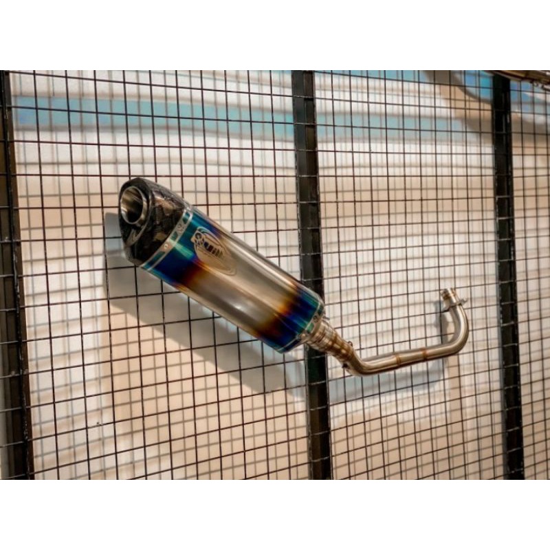 KNALPOT VILLAN MV1 BLUE AEROX NMAX ADV PCX VARIO