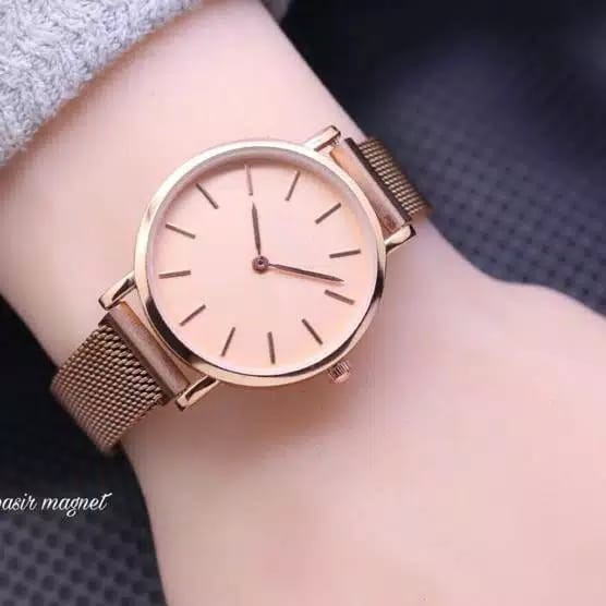 Jam Tangan Wanita Korea DWE Classic Strap Magnetik