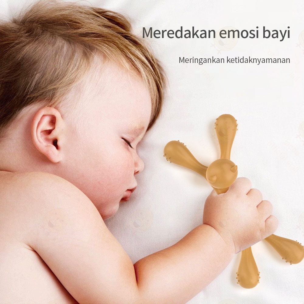 Lacoo Mainan Teether bayi BPA free Gigitan bayi Bahan silikon nano perak bentuk kucing lucu