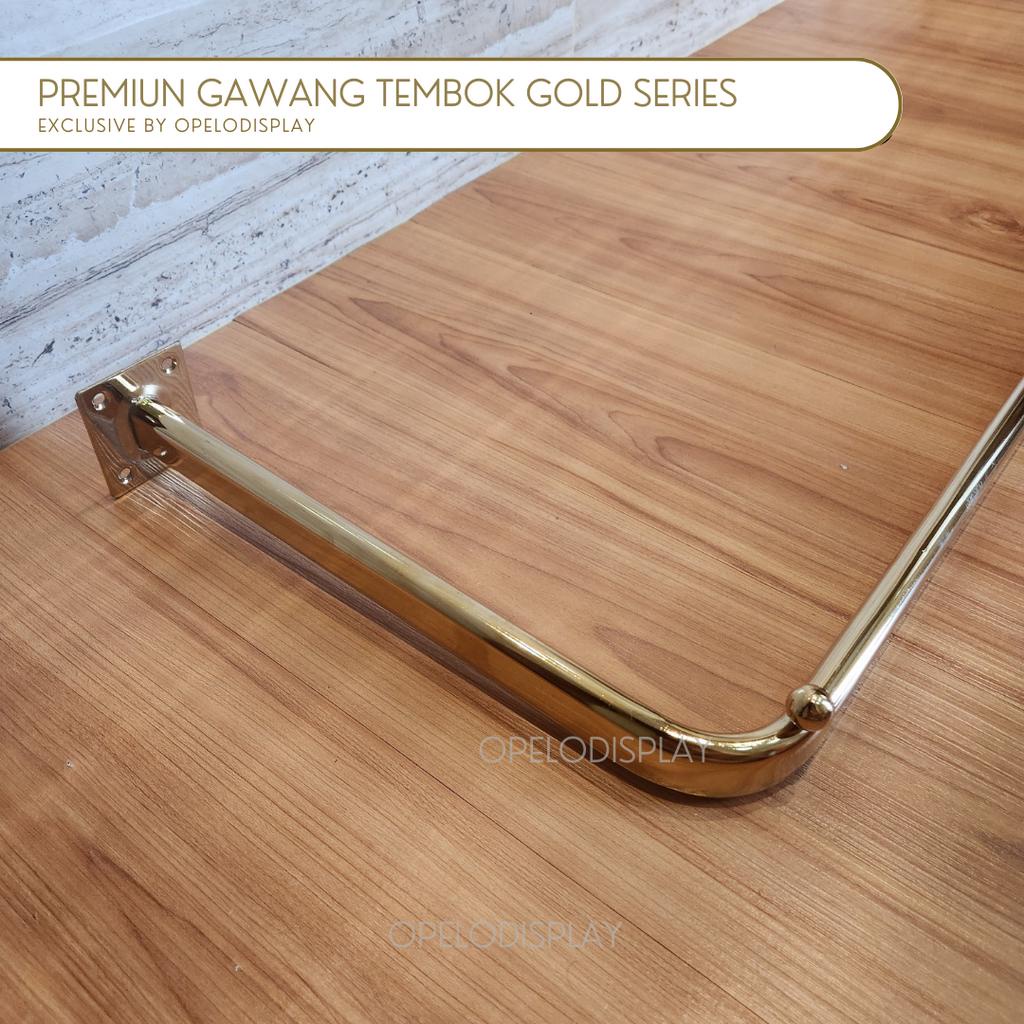 NEW! GAWANG BAJU TEMBOK PREMIUM GOLD MIRROR KILAT ORISINIL SERIES