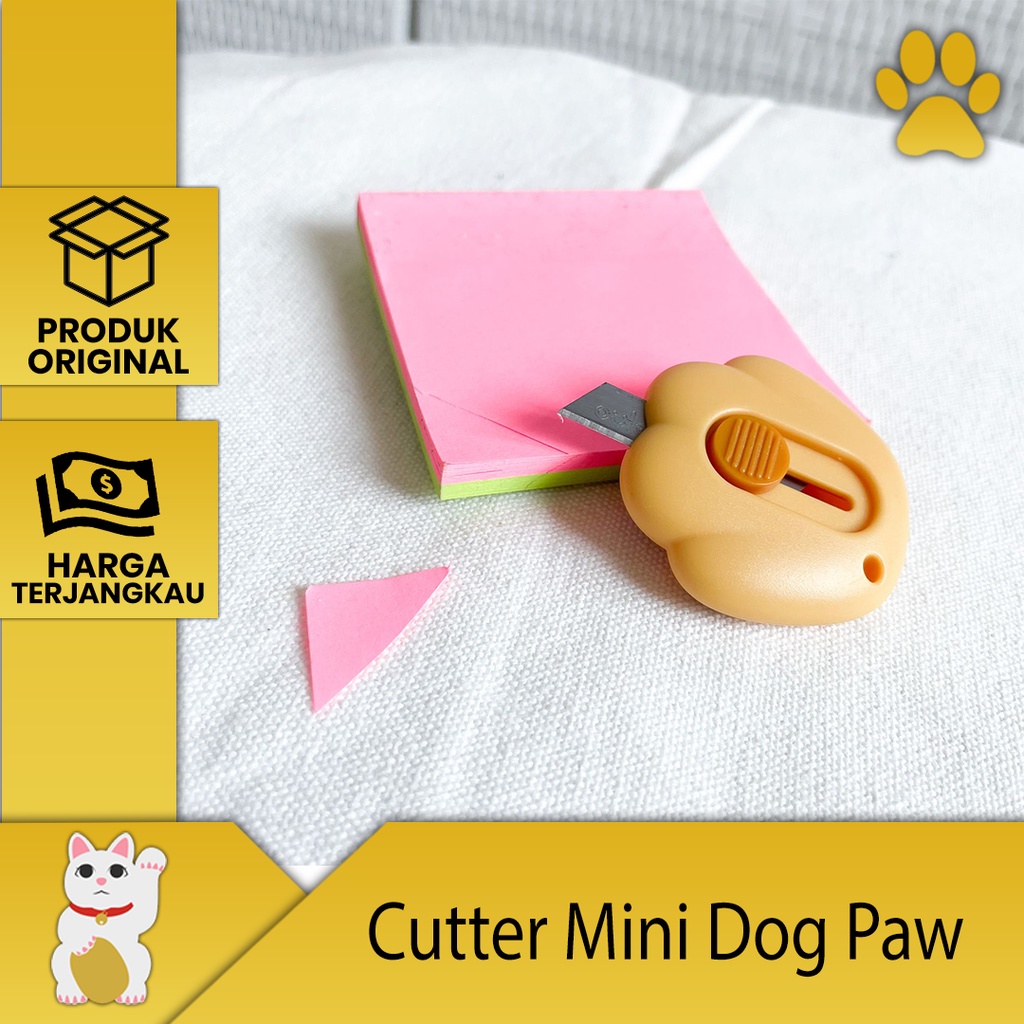 

[Luckyfortuna88] Cutter mini dog paw pisau kecil mini dog paw perlengkapan sekolah kantor pisau kecil lucu murah perlengkapan kantor alat tulis sekolah alat tulis kantor