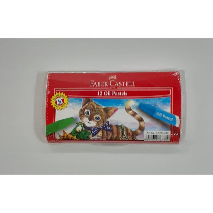 

CRAYON FABER CASTELL 12 WARNA OIL PASTEL | KRAYON
