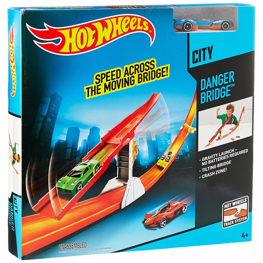 hot wheels danger bridge