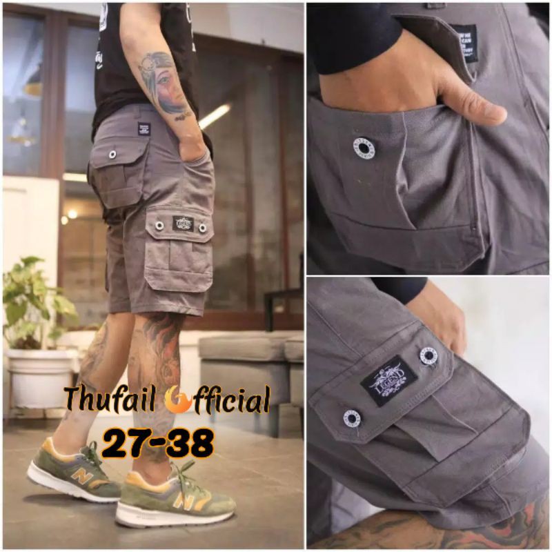 Celana Pendek Kargo All Varian Ukuran 27 - 38 / Pdl / Gunung / Short Cargo Mens