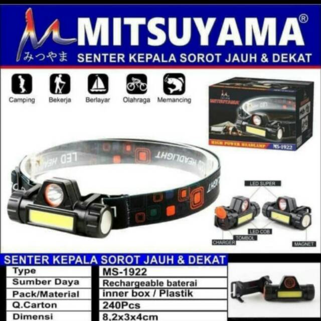 SENTER KEPALA SOROT JAUH DEKAT MS 1922