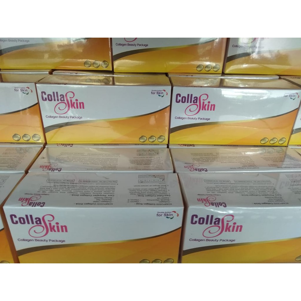 Collaskin Nasa Collagen Skin Care Pemutih Kulit Paket