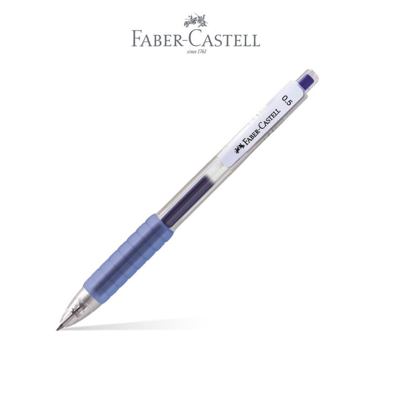 

Faber Castell Fast Gel Ballpoint Blue Ink 0.5mm / Pulpen Air Gel Faber Castell 0,5mm Blue Ink