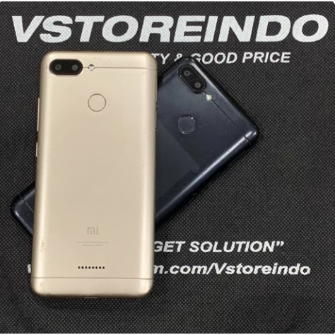 Xiaomi Redmi 6 3/32 GB Ex Resmi Xiaomi Second Bekas Seken OriginalTop Ex Pemakaian Good Condition