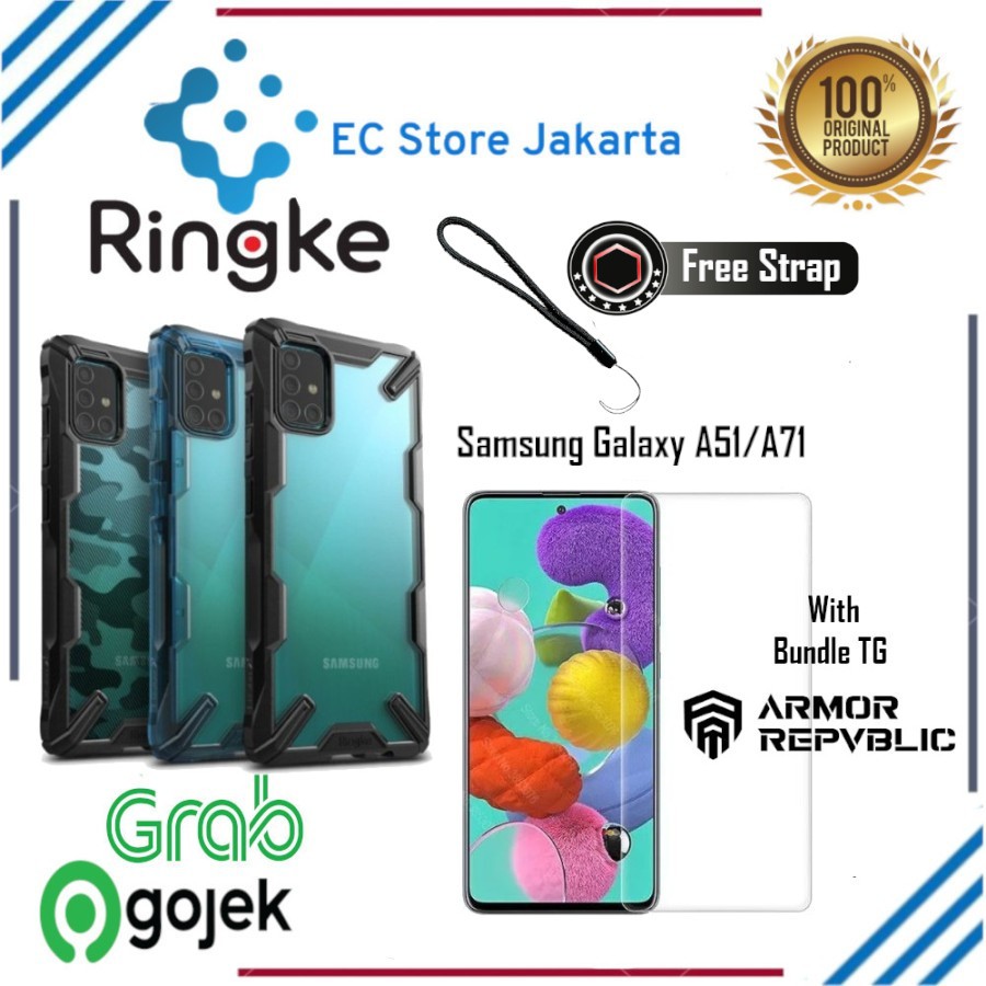 Case Samsung Galaxy A51 / A71 Ringke Fusion X Anti Crack Casing A52 Case A72