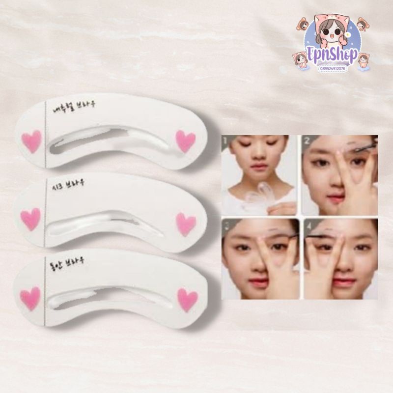 CETAK ALIS / CETAKAN ALIS (EYEBROW STYLE) / MINI BROW CLASS TERMURAH ISI 3