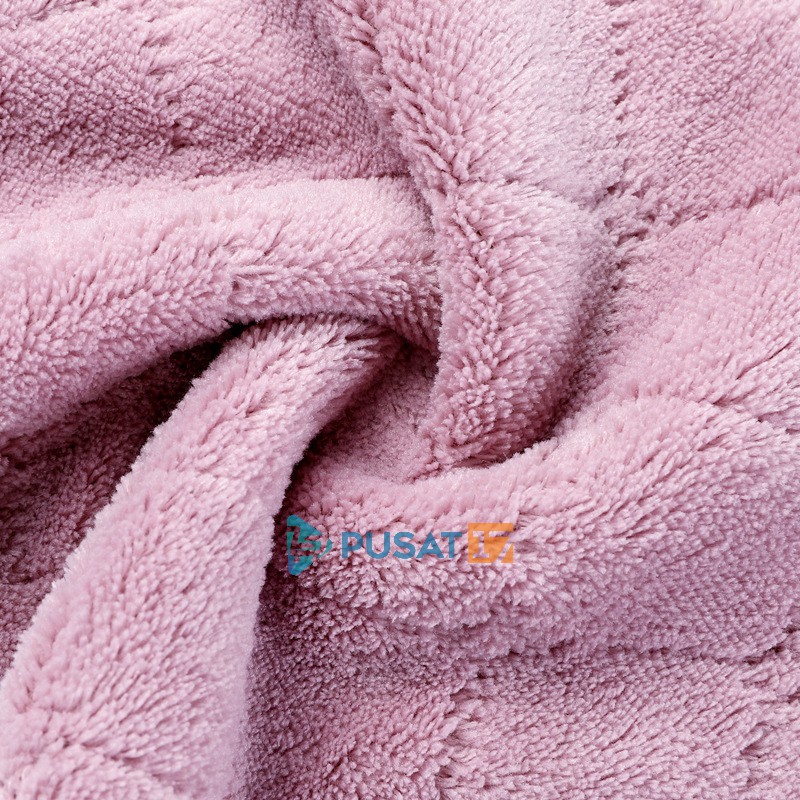 KAIN LAP PIRING ANTI MINYAK TEBAL / KAIN LAP MICROFIBER DAPUR LAP CUCI PIRING GELAS CORAL FLEECE Image 5