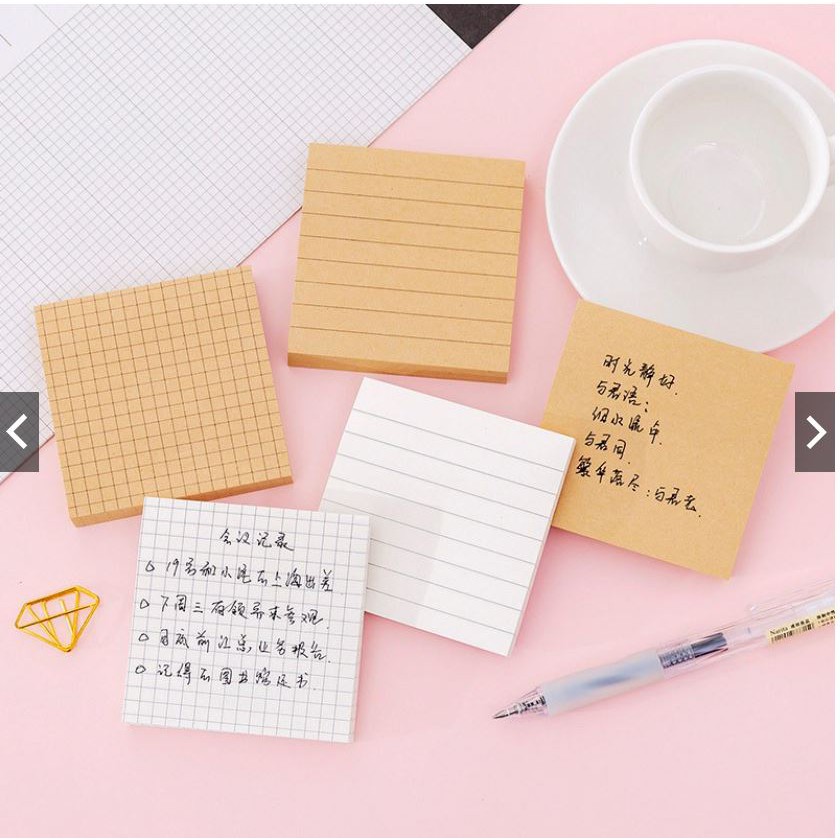 

Memopad Mini Kraft or White 80 GSM