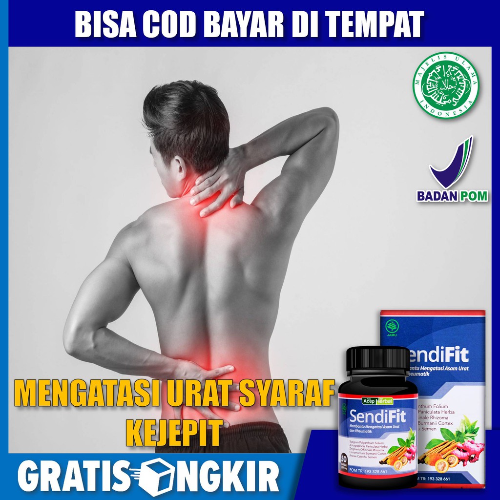 Syaraf Kejepit - Obat Syaraf Kejepit - Syaraf Kejepit Pinggang - Sendifit Asli 100%
