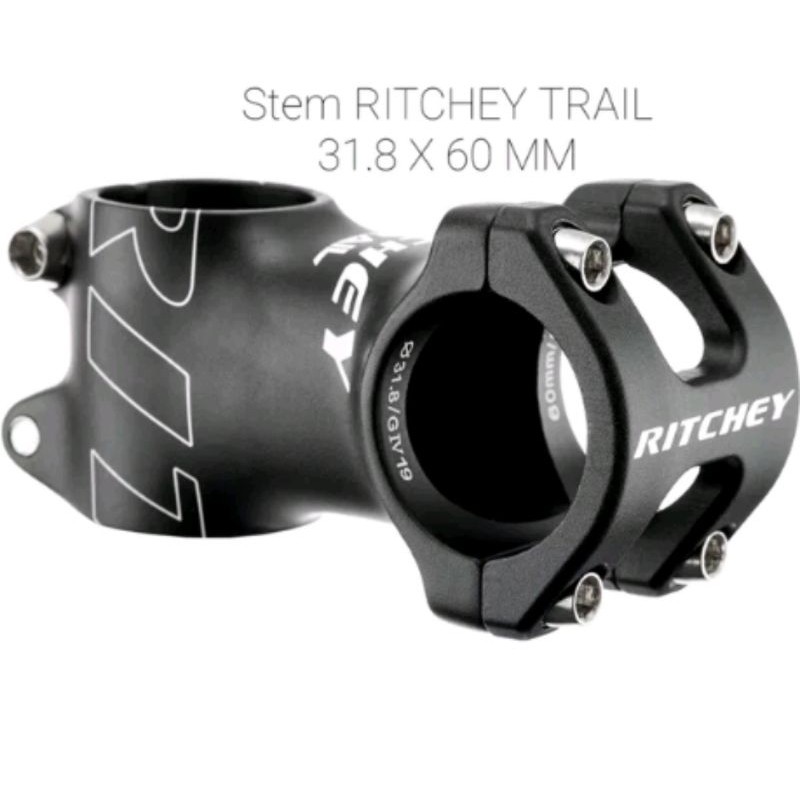 Stem Ritchey Trail 31.8 x 60 mm . oversize 6 cm alloy mtb