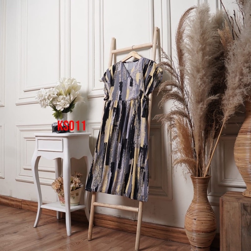 Daster Kimono Busui Panjang Midi Dress Daster Busui Kimono Daster Murah Busui