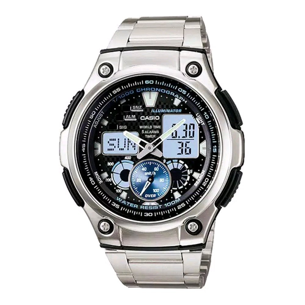 JAM TANGAN - CASIO - Pria - AQ-190WD-1AVDF - Murah - Original
